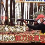 公道上で猟銃を発砲 鳥獣保護法違反、銃刀法違反で男3人を逮捕 青森県