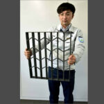 イノシシ防ぐ「怖い」金網 隙間にひづめが引っ掛かる仕組み