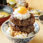【ジビエ料理】巨大ハンバーグ丼で「平戸いのしし」の魅力を発信
