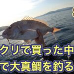 へそくりで買った中古のミニボートで初の船釣り。試運転のつもりが、まさかの大真鯛