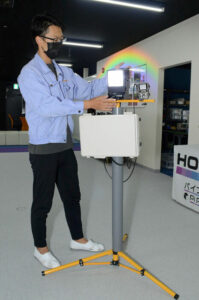 鳥獣対策LED　自動発光、据え置き型開発　パイフォトニクス